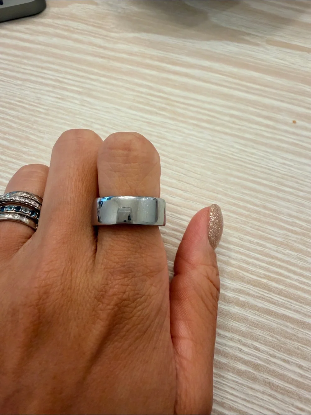 Oura ring gen 4 Silver Size 6